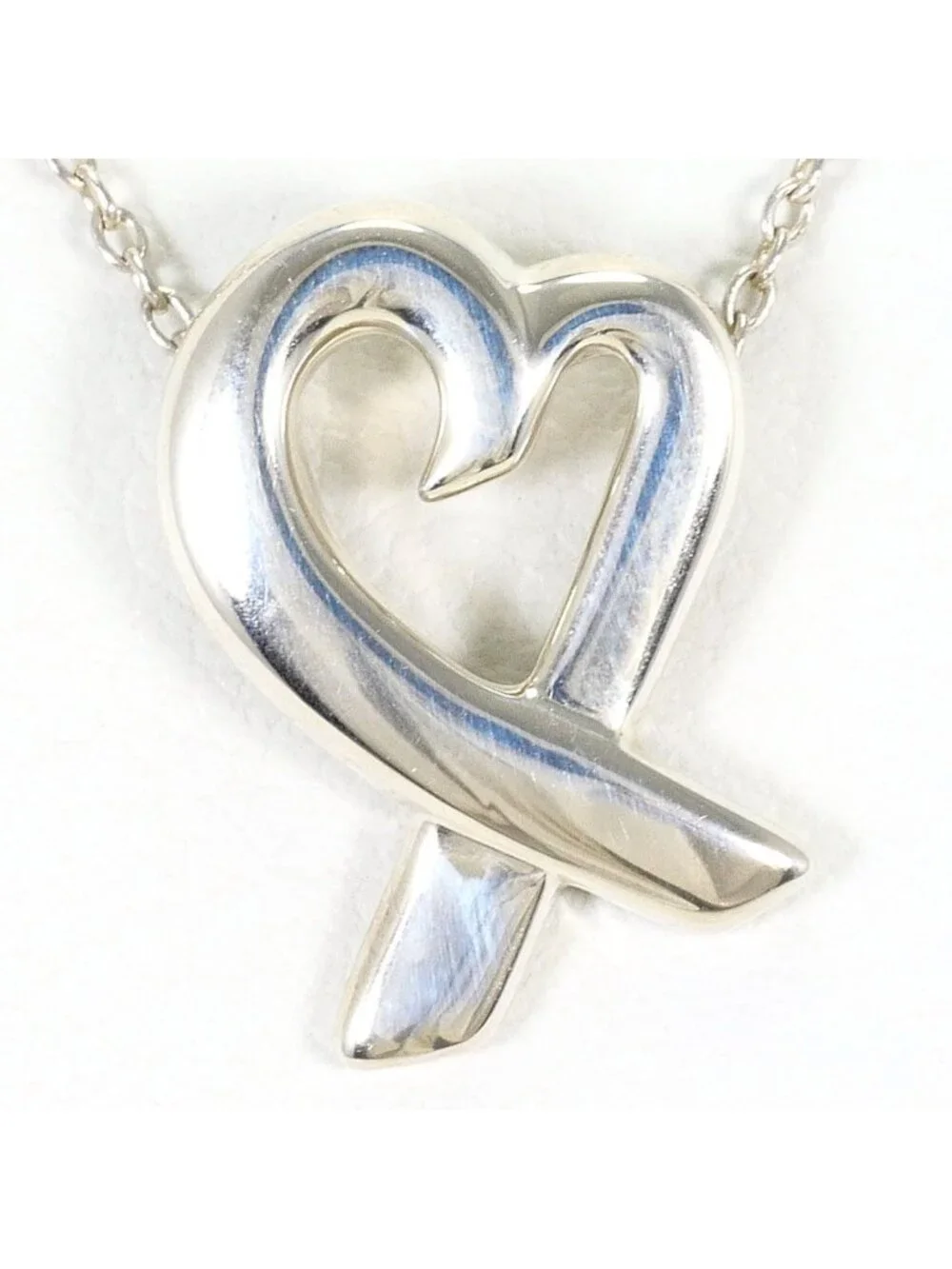 Tiffany & Co Loving Heart 925 Sterling Silver Necklace 45